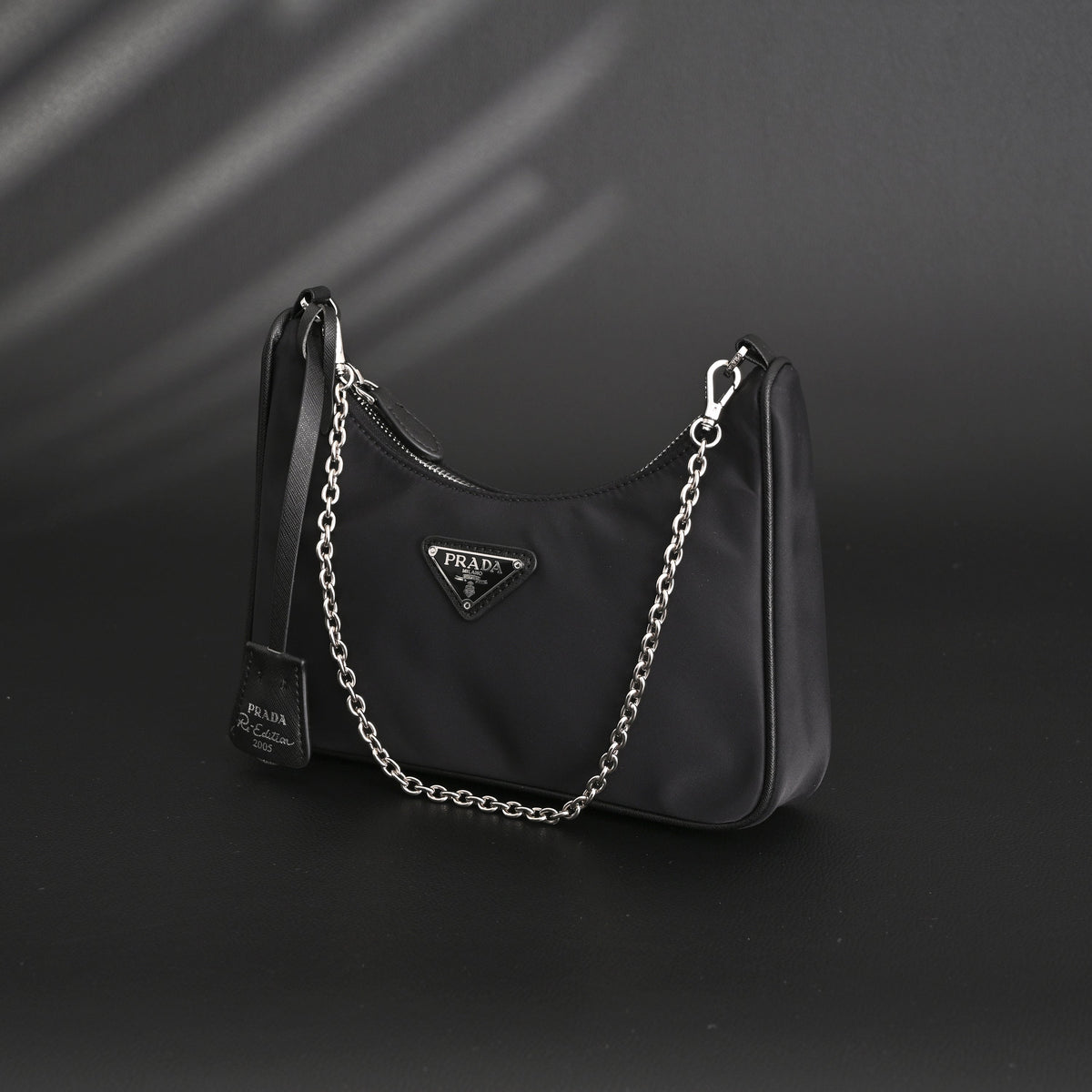 Prada Re-Edition 2005 Nylon Shoulder Bag – Black