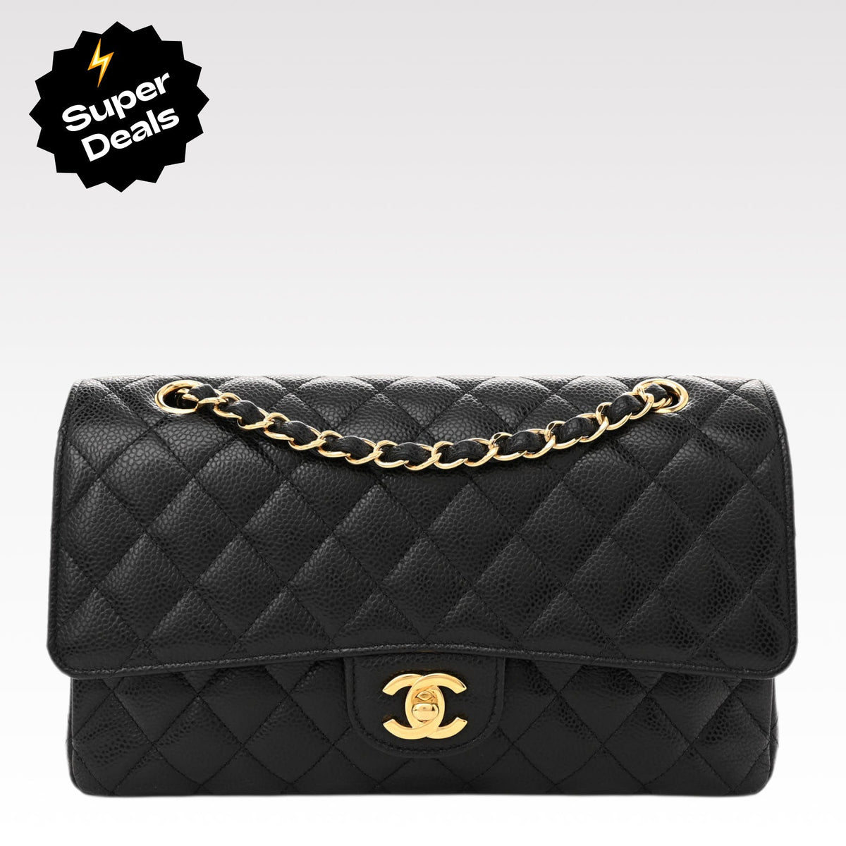 Chanel Classic Flap Bag Medium Gold Hardware
